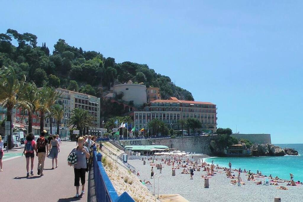 Studio A Louer Au Coeur Du Carre Dor A Nice, Rue Dalpozzo A 150 Metres Des Plages Extérieur photo