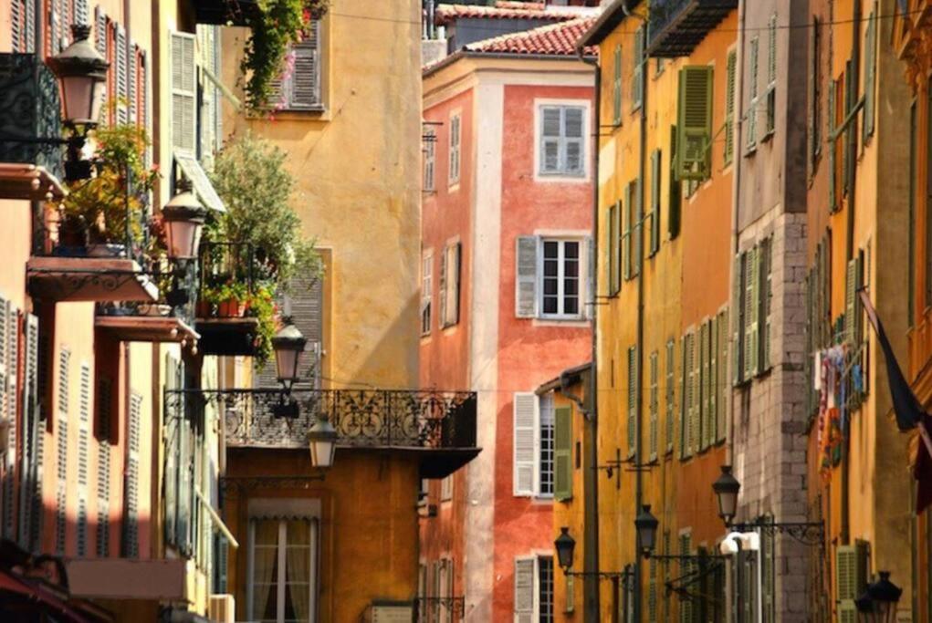 Studio A Louer Au Coeur Du Carre Dor A Nice, Rue Dalpozzo A 150 Metres Des Plages Extérieur photo