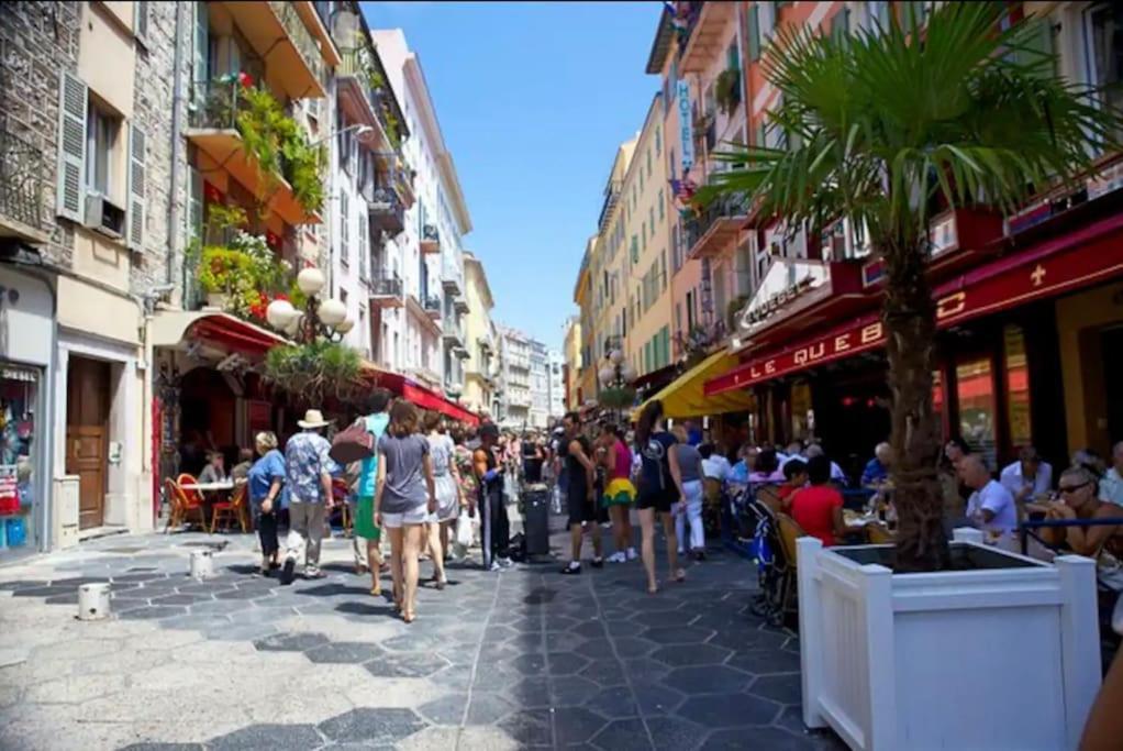 Studio A Louer Au Coeur Du Carre Dor A Nice, Rue Dalpozzo A 150 Metres Des Plages Extérieur photo